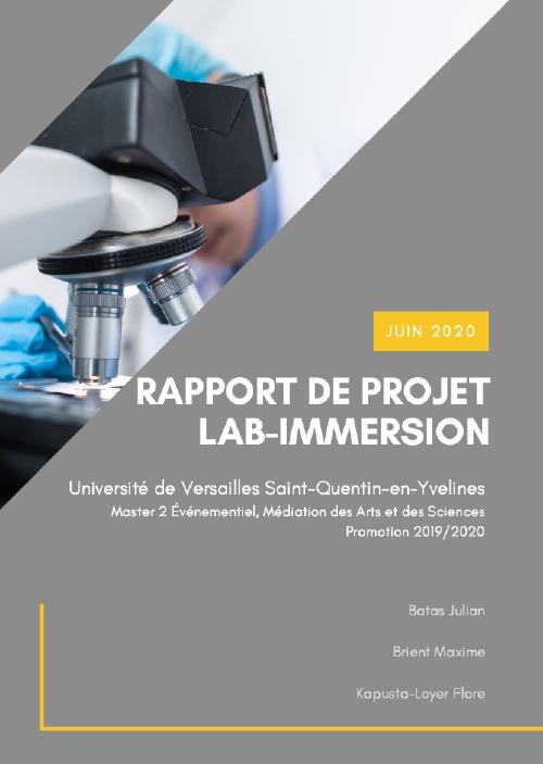 Affiche lab immersion