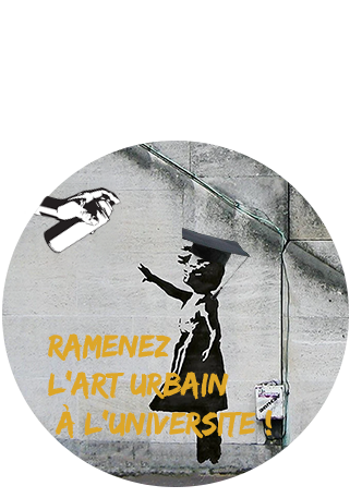 Logo - Ramenez l_art urbain à l_unversité